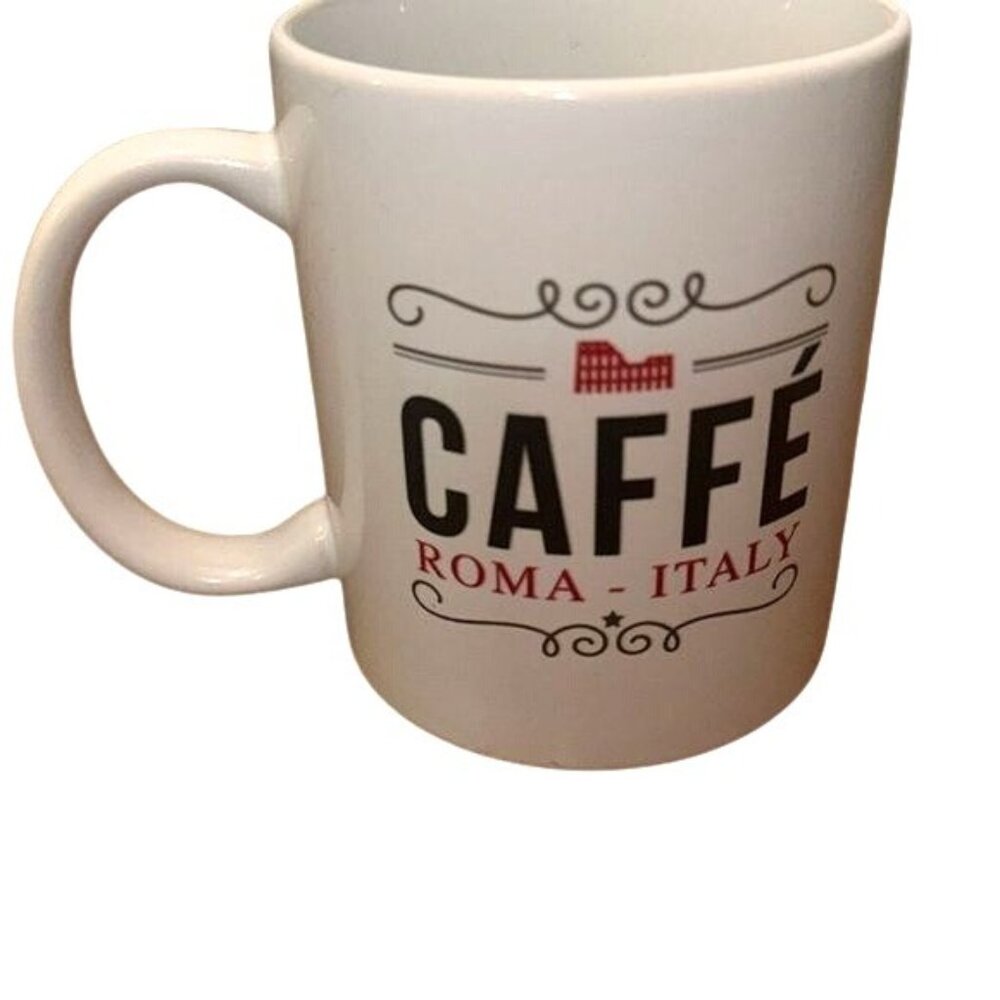 Caffé Roma-Italy Ceramic Coffee Mug 3" Tall